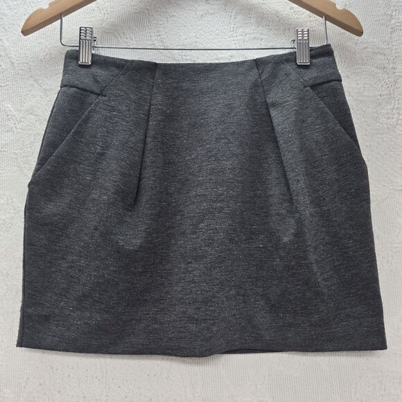 Armani Exchange Grey Skirt 0 Clueless Preppy Academia Sexy Outlander Business - Picture 1 of 7